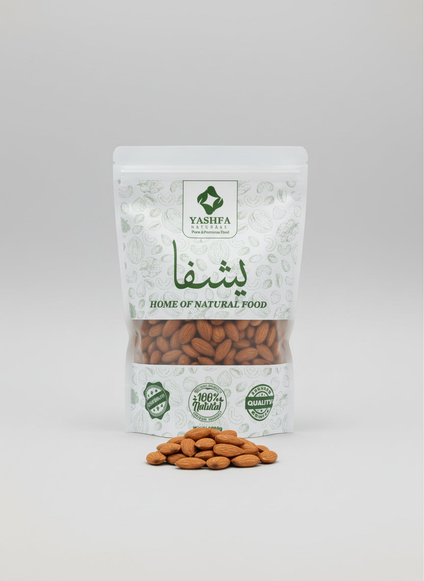 american almonds 1kg packaging yashfa naturals