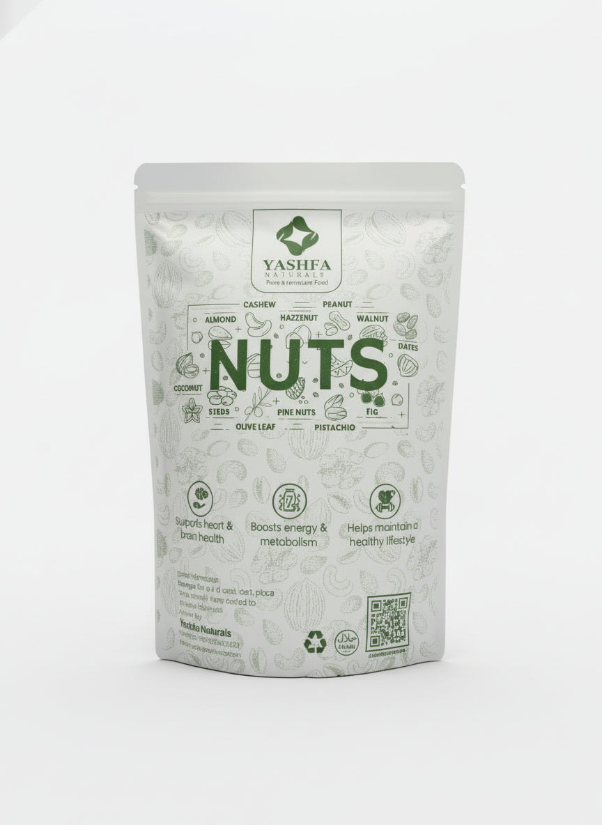 Yashfa Naturals Pistachio Kernels Pouch with Realistic Pistachios