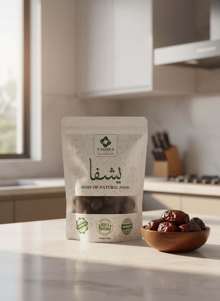 Premium Ajwa Jumbo Dates | تمر عجوة | YASHFA NATURALS