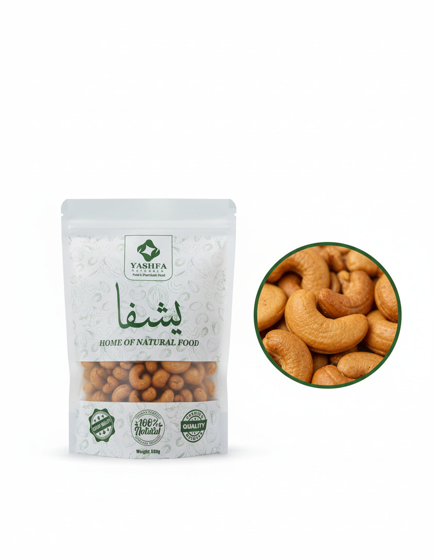 Premium Roasted & Salted Whole Yashfa Naturals