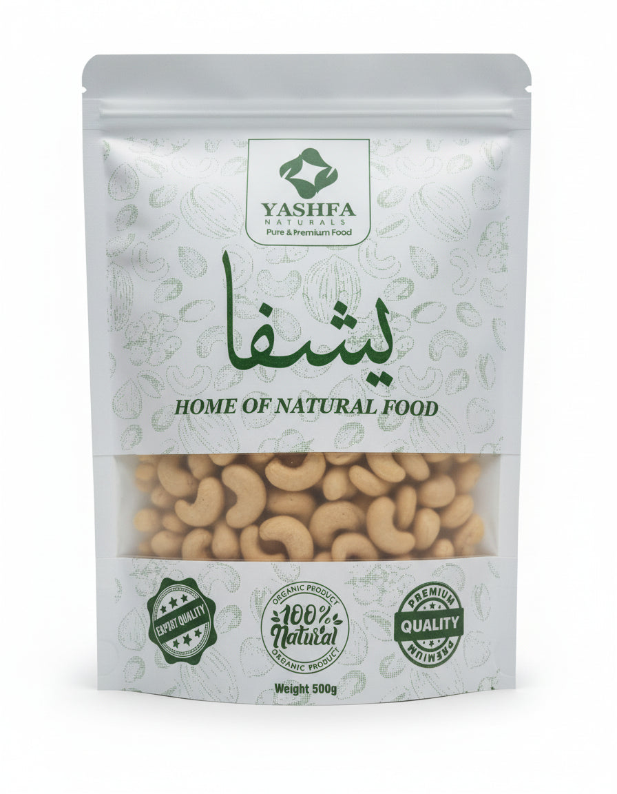 Premium Whole Cashews | Kaju | Yashfa Naturals