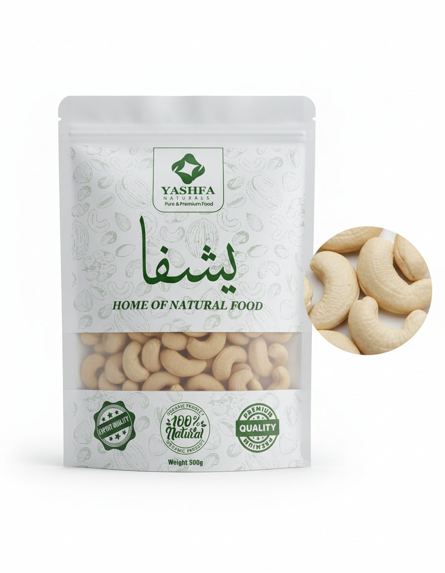 Premium Whole Cashews | Yashfa Naturals