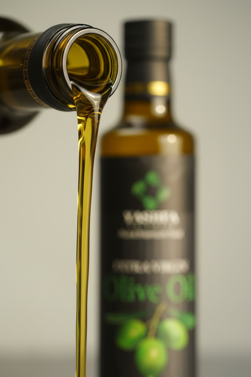 Olive Oil Pouring Texture