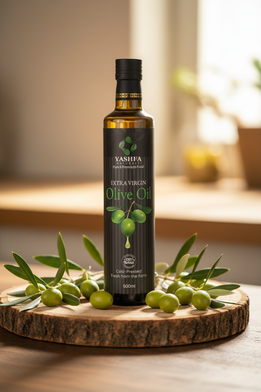Olive Oil with Fresh Olives
