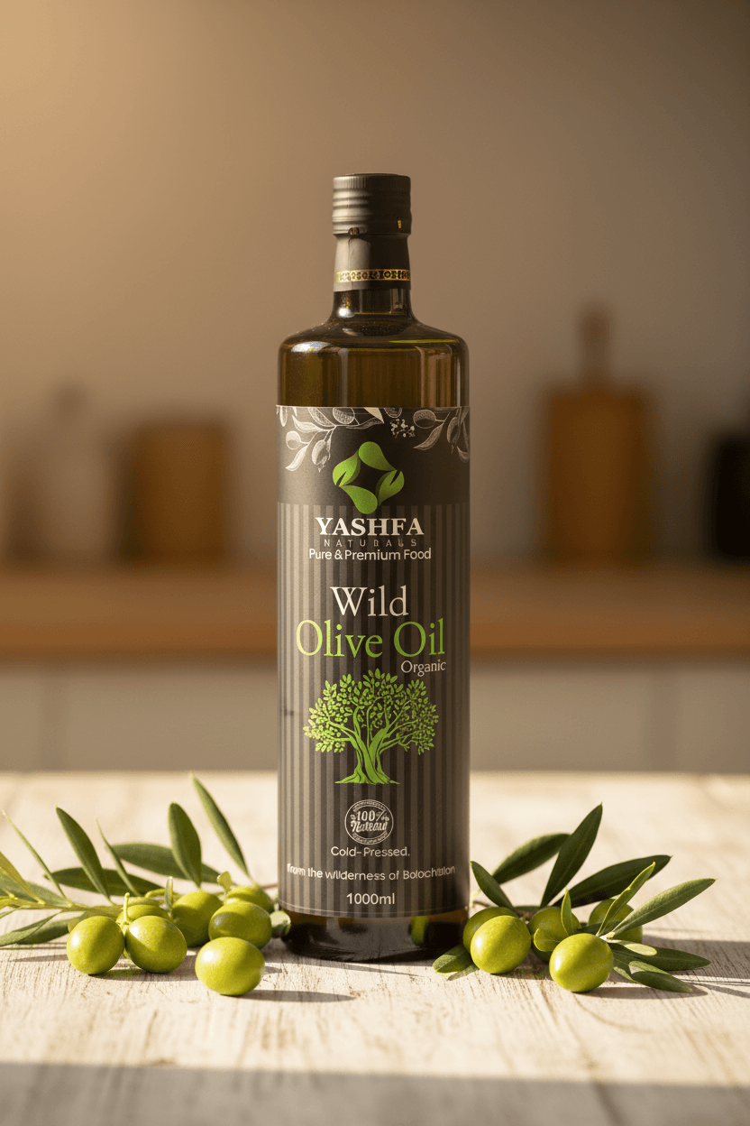 Wild Olive Oil with Fresh Olives