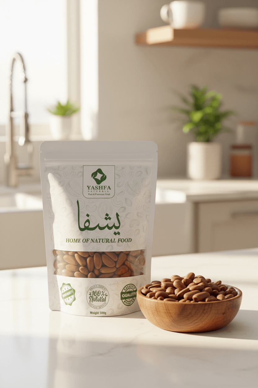 Yashfa Naturals Chilgoza Pine Nuts Lifestyle Image