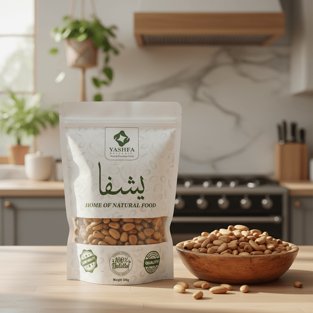 Yashfa Naturals Chilgoza Pine Nuts Lifestyle Image
