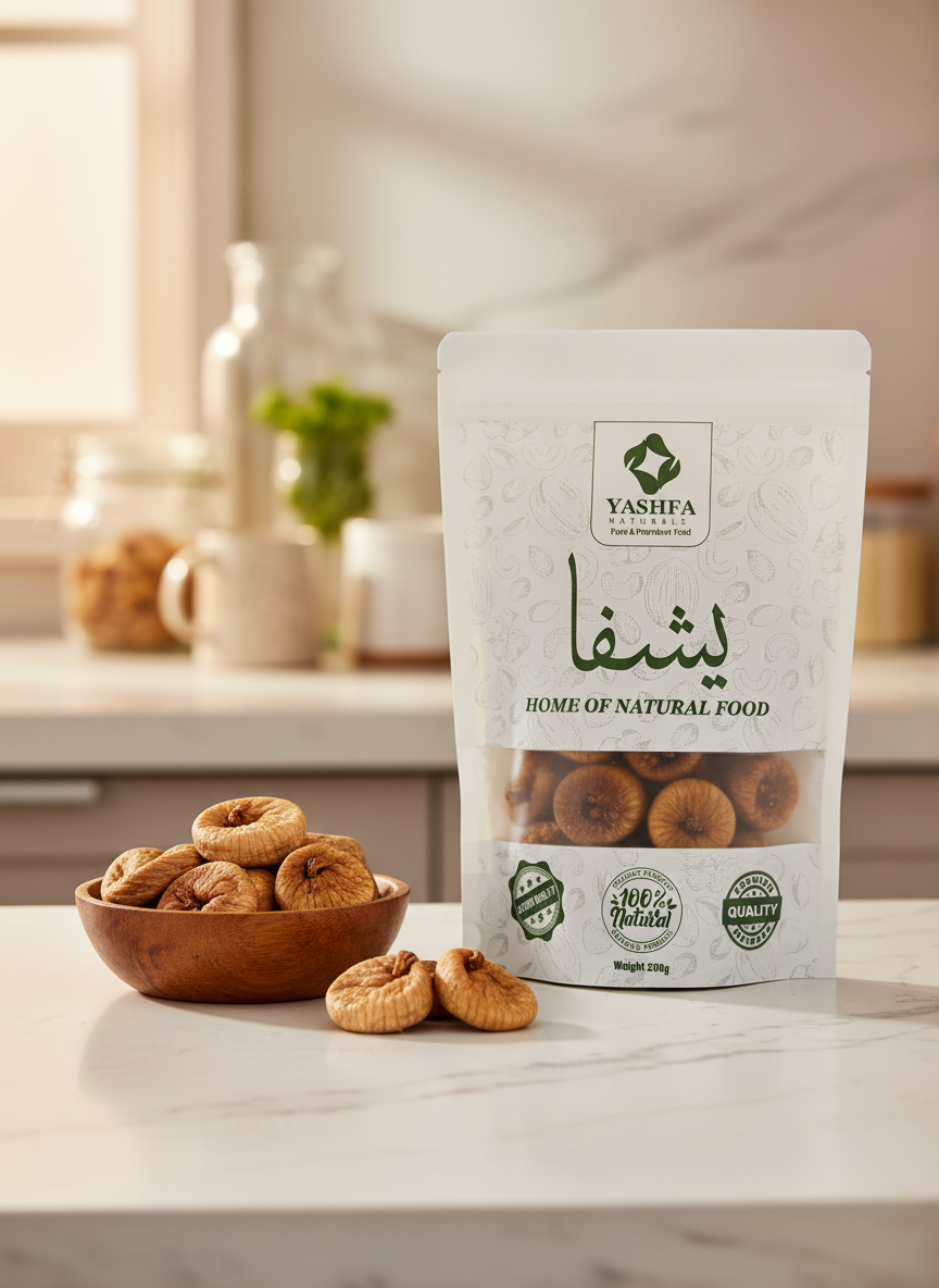 Yashfa Naturals Dried Figs Lifestyle Scene