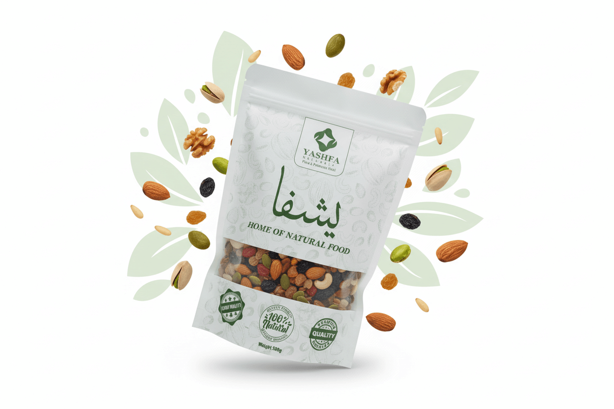Yashfa Naturals Mixed Dry Fruits Premium Hero Banner