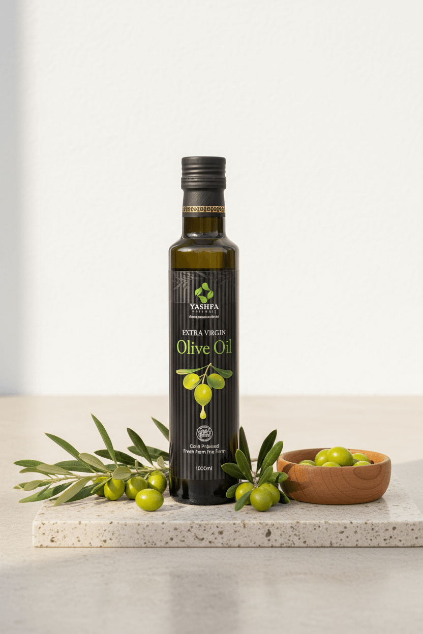 Yashfa Naturals Olive Oil Ingredient Shot