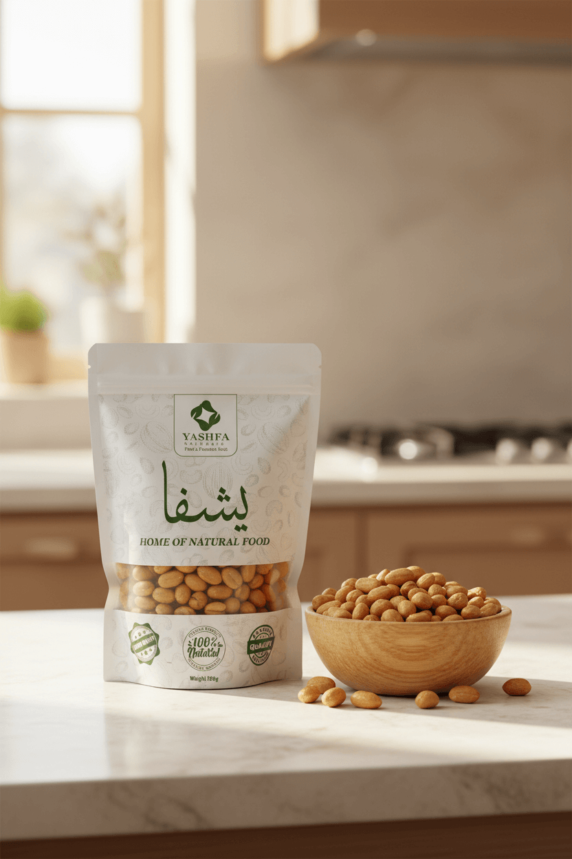 Yashfa Naturals Roasted & Salted Peanuts Lifestyle Image