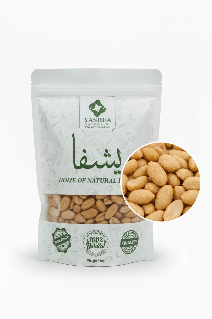Yashfa Naturals Roasted & Salted Peanuts Product Image
