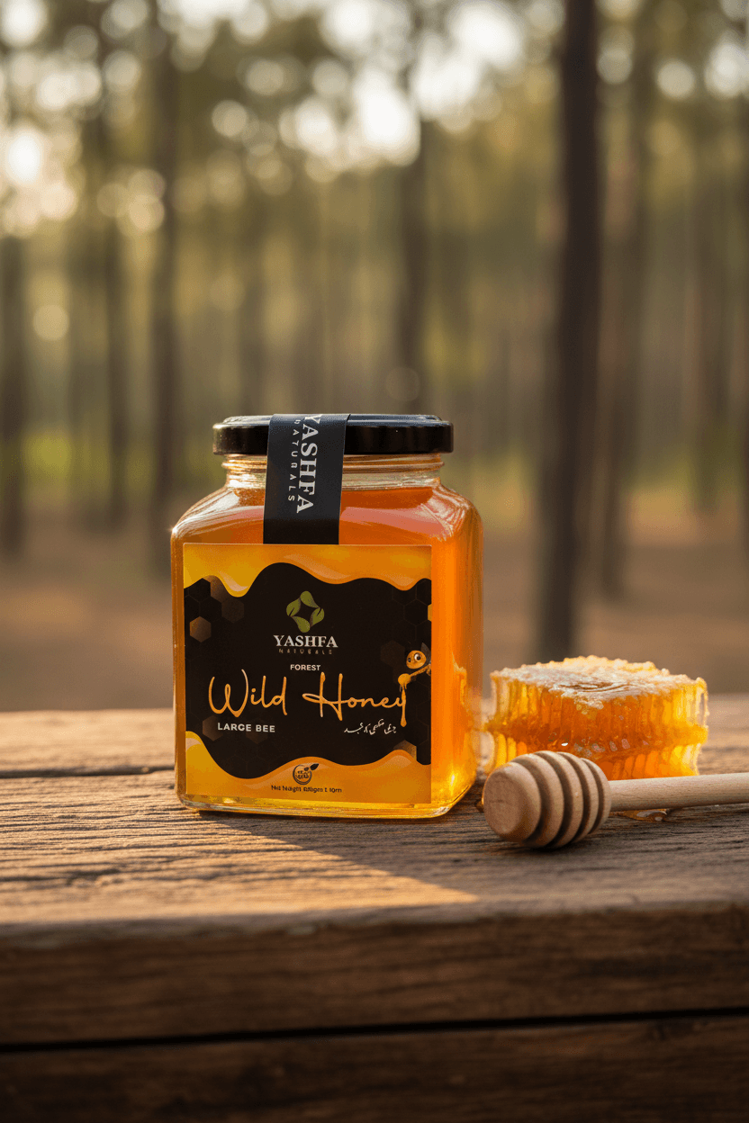 Yashfa Naturals Wild Honey Lifestyle Photography