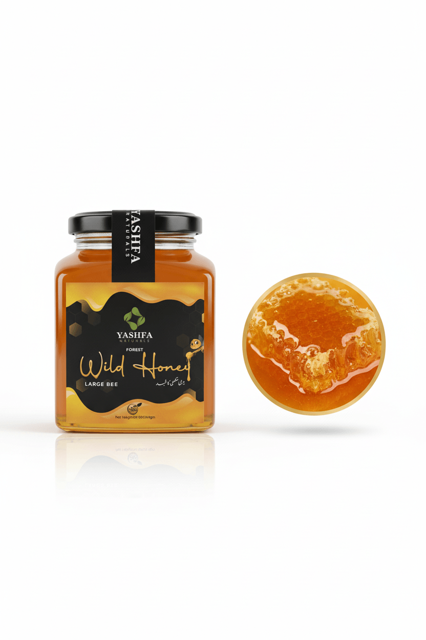 Yashfa Naturals Wild Honey with Texture Detail